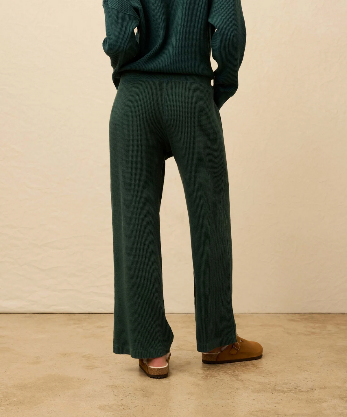 Faherty Apres Waffle Pant in Seamoss - Medium