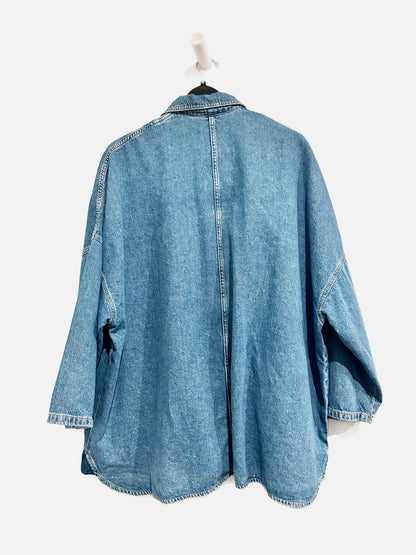 ASOS Edition Oversized Mansy Denim Shacket - 4