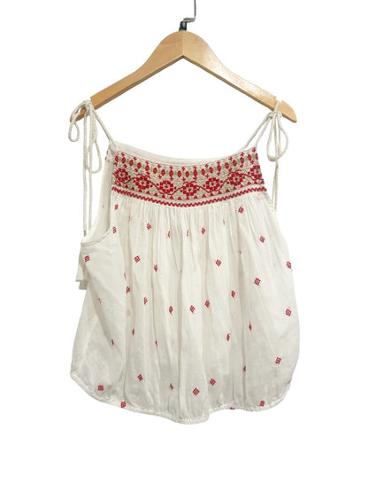 Free People Eternal Love Embroidered Top - Medium