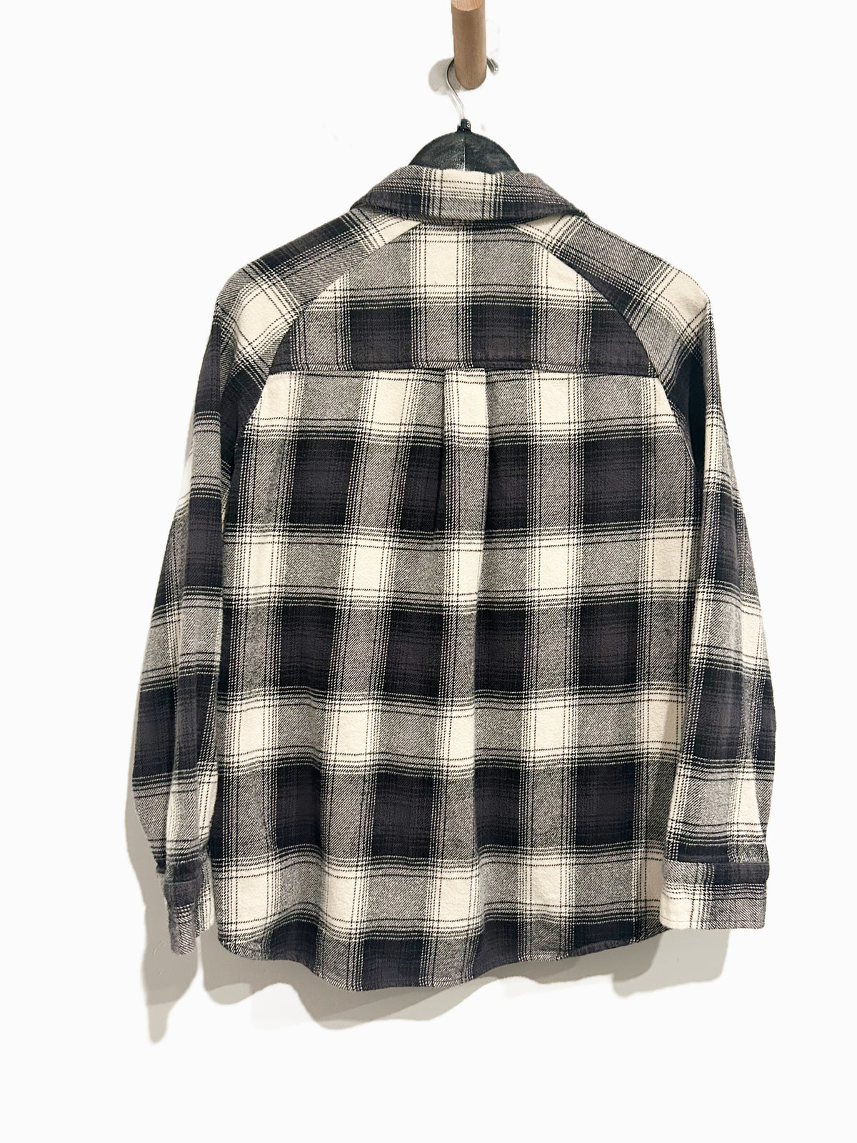 Rip Curl Count Flannel Shirt in Washed Black - Small