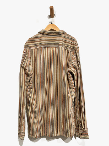 Quicksilver Multicolor Stripe Button Down - Small