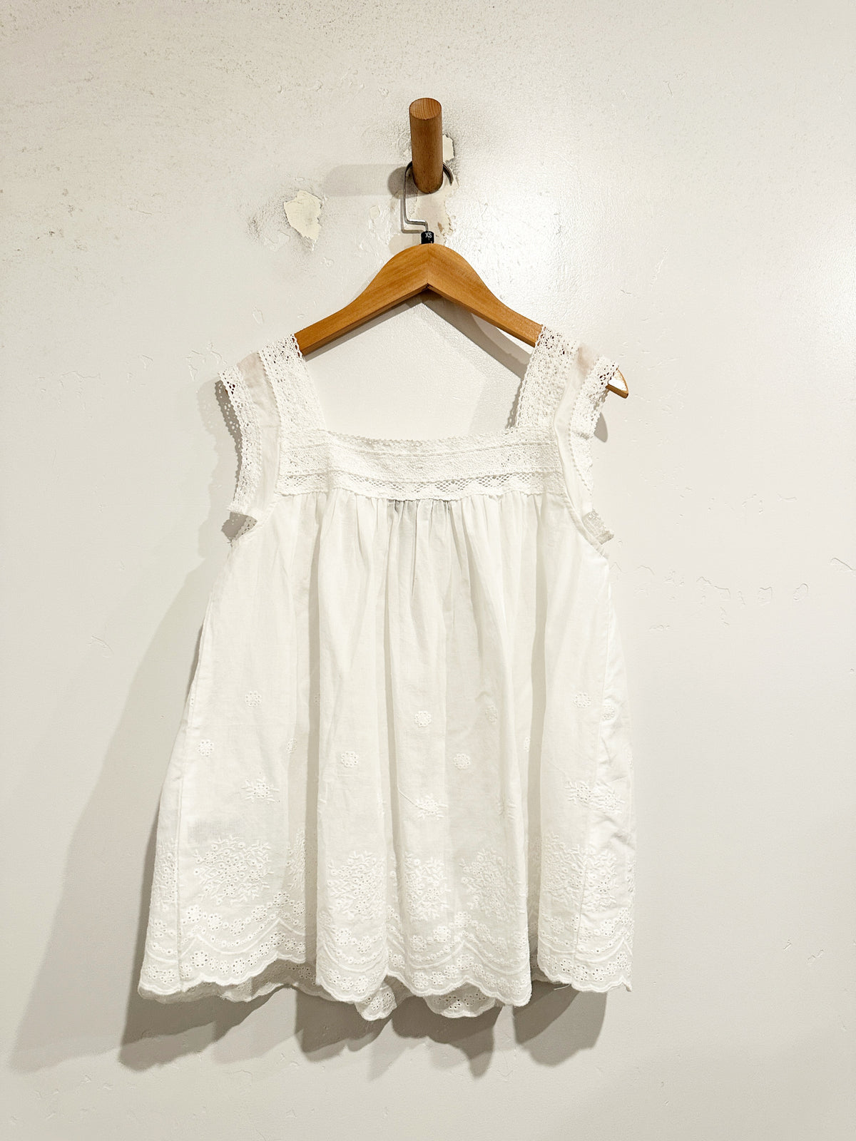 Joie NWT White Lace Trim Tank - XS