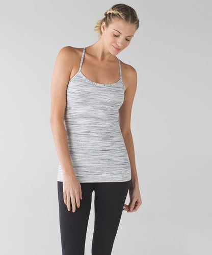 Lululemon Power Y Gray Space Dye Racerback Tank - 4