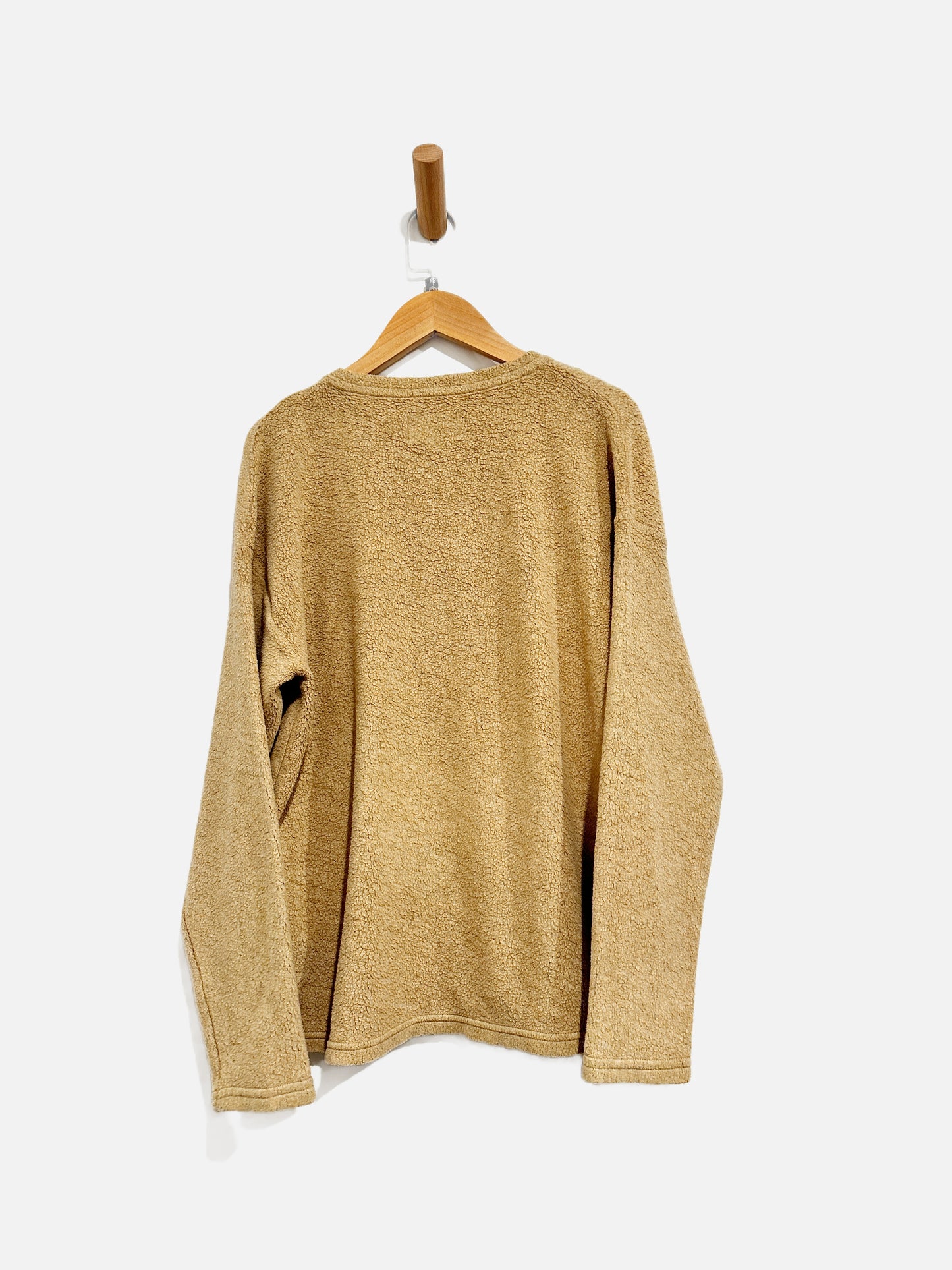 Madewell Tan Fleece Long Sleeve - XSmall