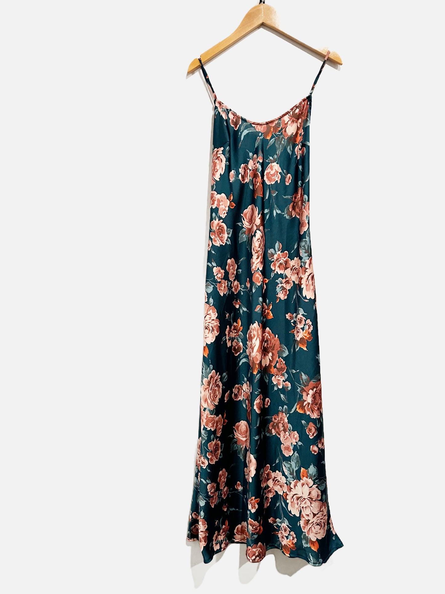 Free People Intimately Green Floral Slip Dress - XS