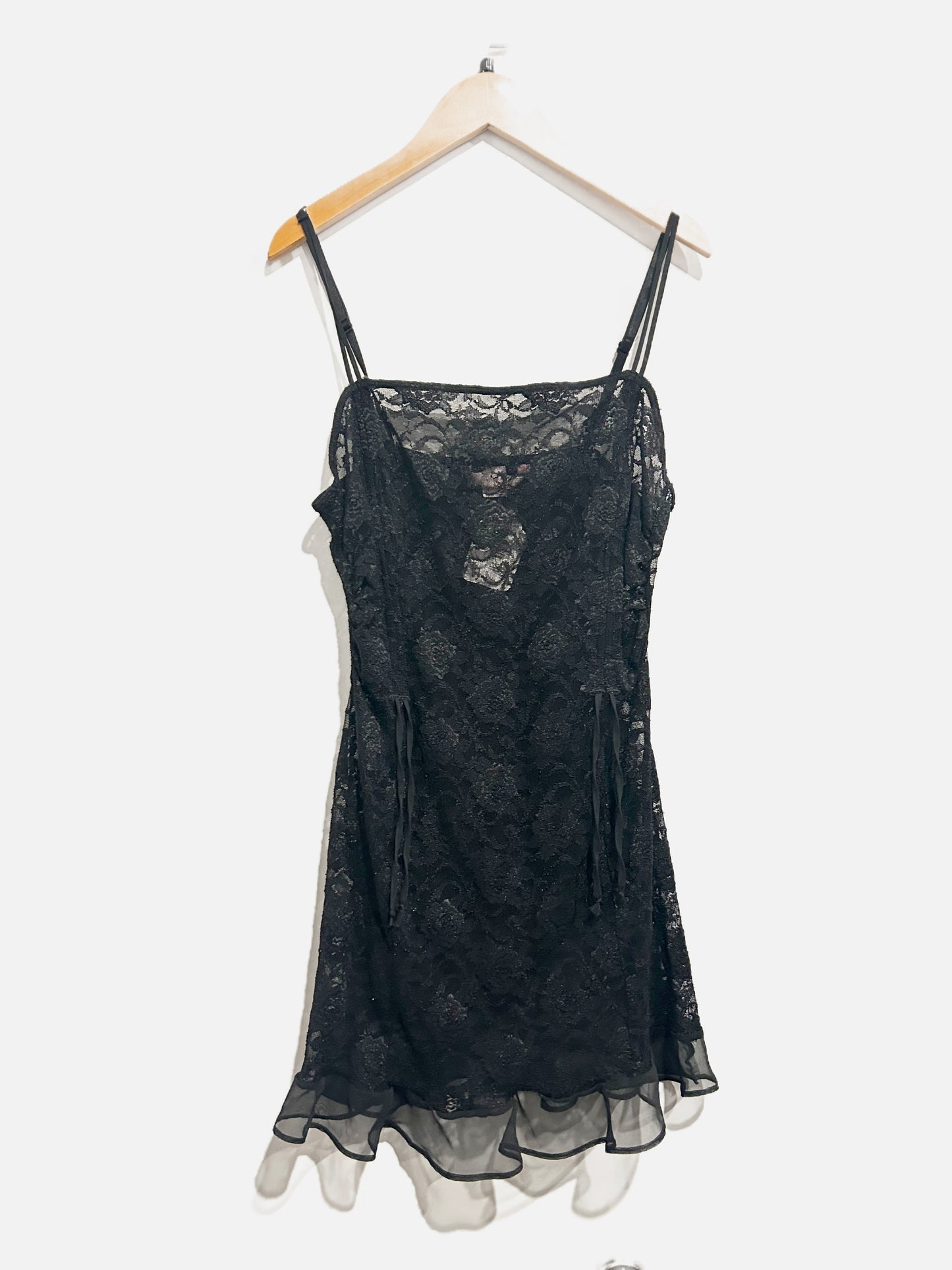 Victoria’s Secret Black Lace Slip - Large