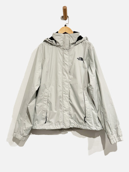 The North Face Gray Hooded Windbreaker - Small