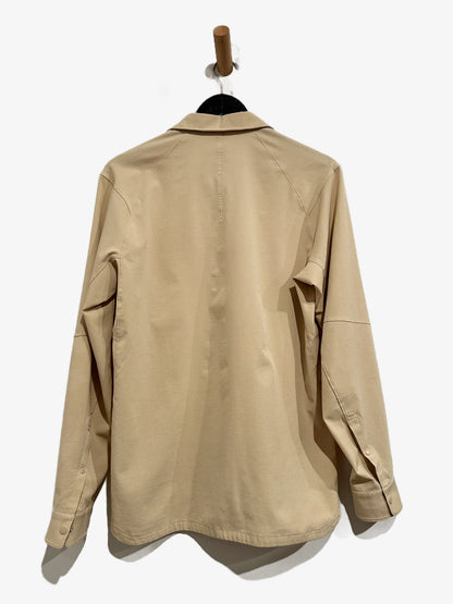 Lululemon Airing Easy Overshirt in Heathered Cafe Au Lait - XS