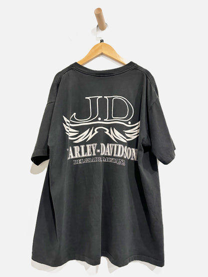 Harley Davidson 90’s Single Stitch Logo Tee - Large