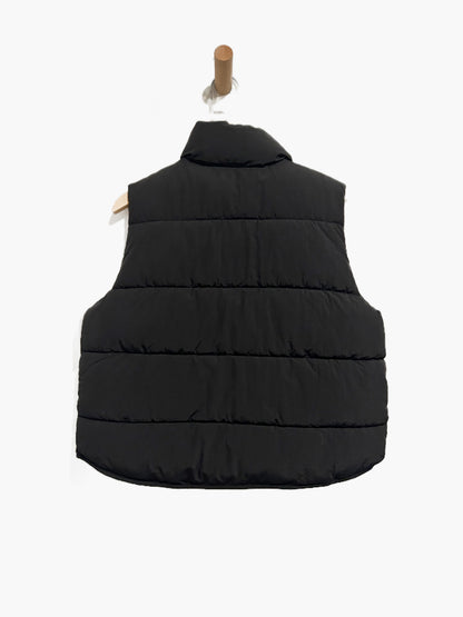 Zara Kids Black Down Vest - 8-9
