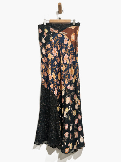 Anthropologie Kachel Floral Patchwork Maxi Skirt - 6