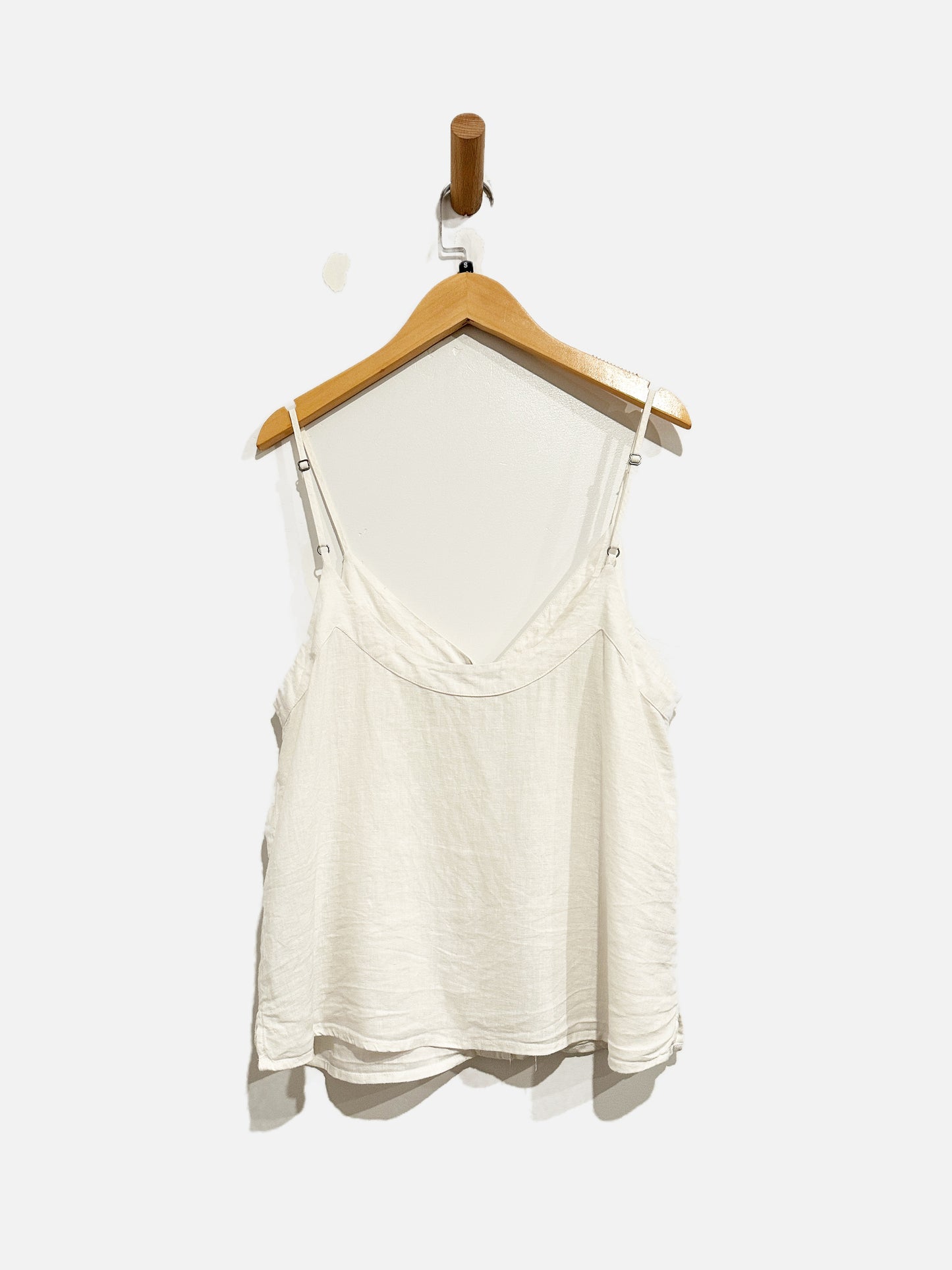 Abercrombie White Linen Tank - Small