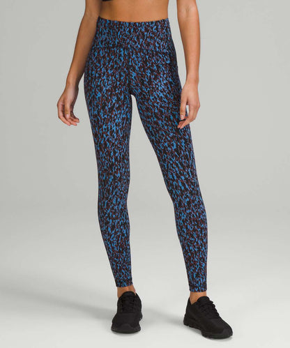 Lululemon Swift Speed High-Rise Tight 28" in Leopard Camo Blue Nile Multi - 8