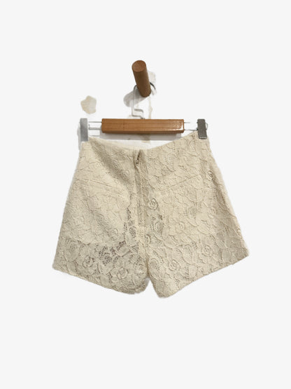 Little Paul & Joe White Lace Shorts - 8