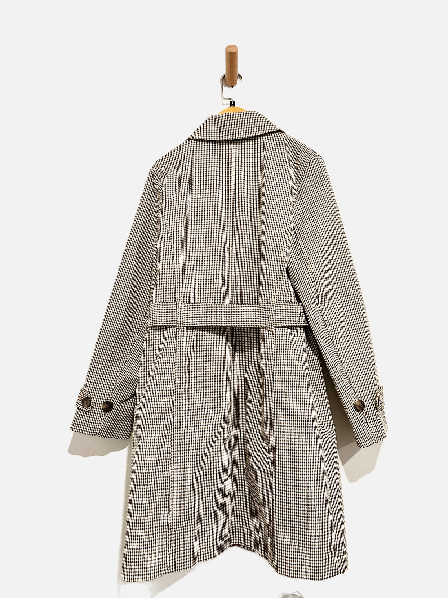 Banana Republic Plaid Rain Coat - Small