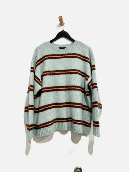 Vans Blue Stripe Sweater -XL