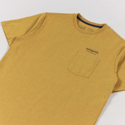 Patagonia Granite Magic Pocket ResponsibiIli-Tee in Hawk Gold - Medium