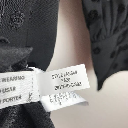 J.Crew Shift dress in jacquard floral dot in Black Size 2