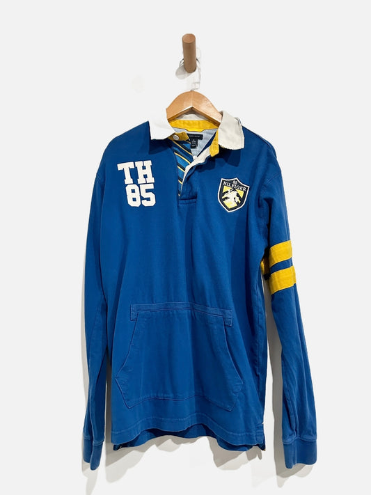Tommy Hilfiger Boy's Blue & Yellow Rugby - XL