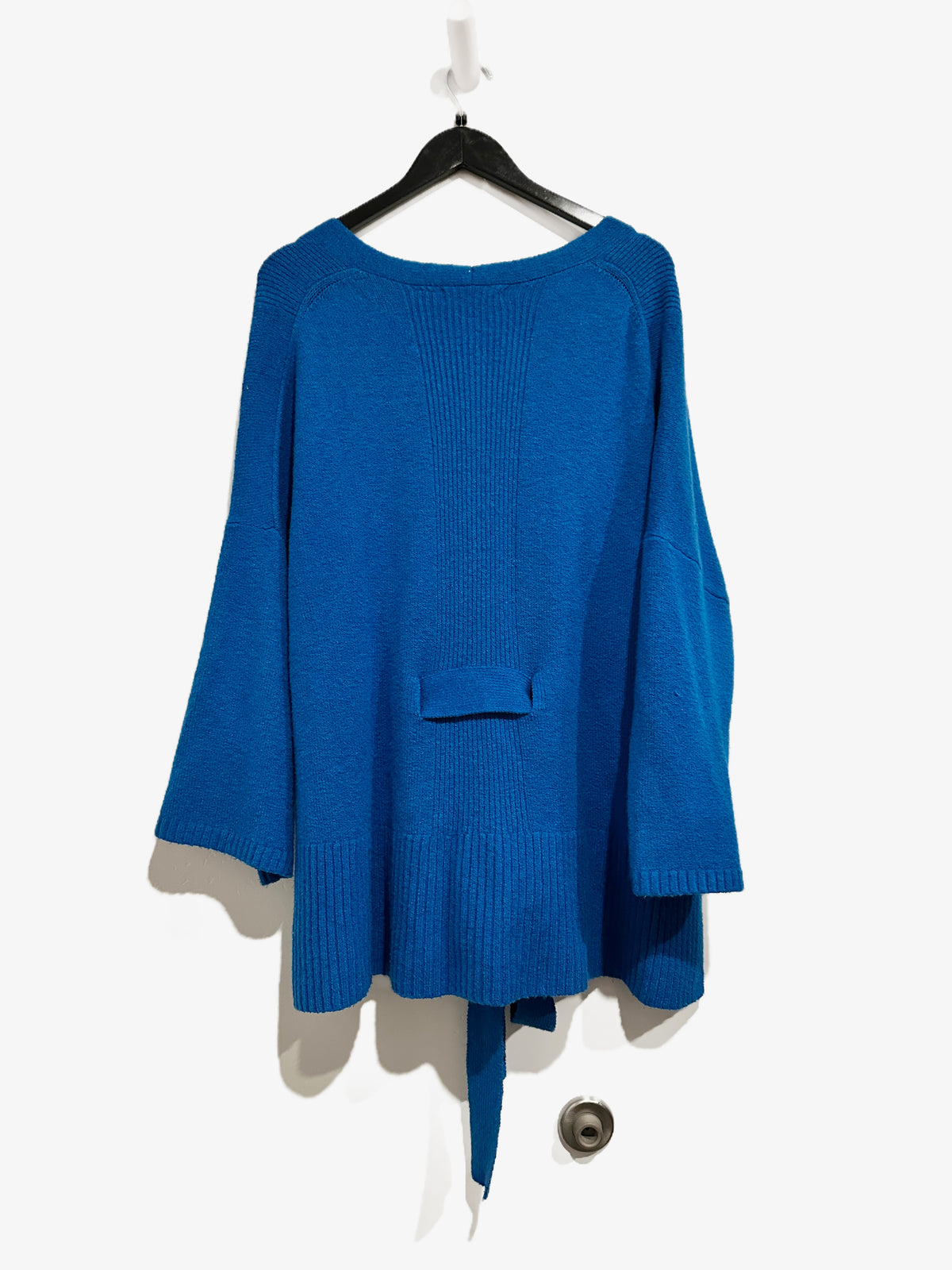 Anthropologie Sleeping on Snow Alcott Belted Cardigan in Blue - Large
