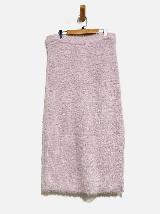 House of Harlow Violet Eyelash Midi Skirt - Large