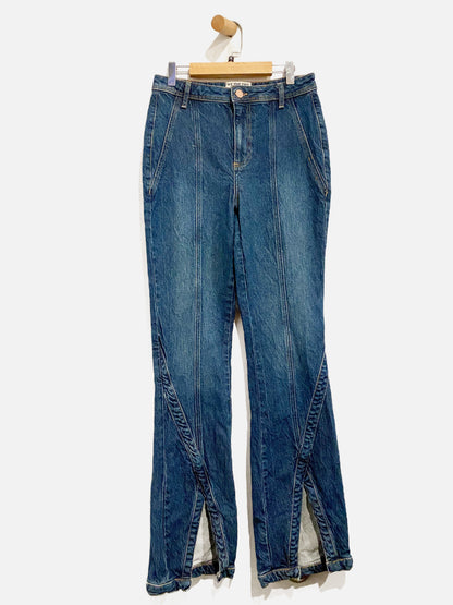 Free People Curvy Mona Split Hem Jeans - 26