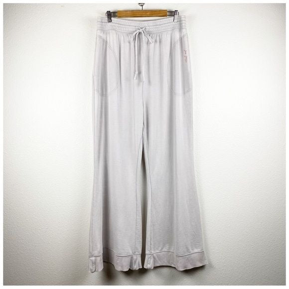 Free People Cozy Cool Girl Pants in Sterling Size Large