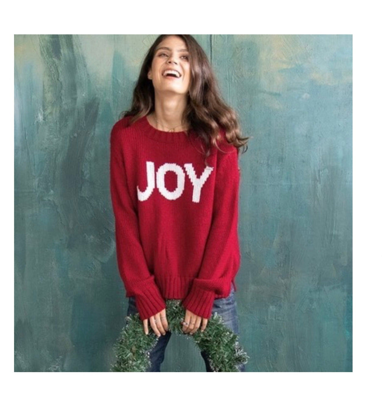 Wooden Ships Red Joy Sweater - XL