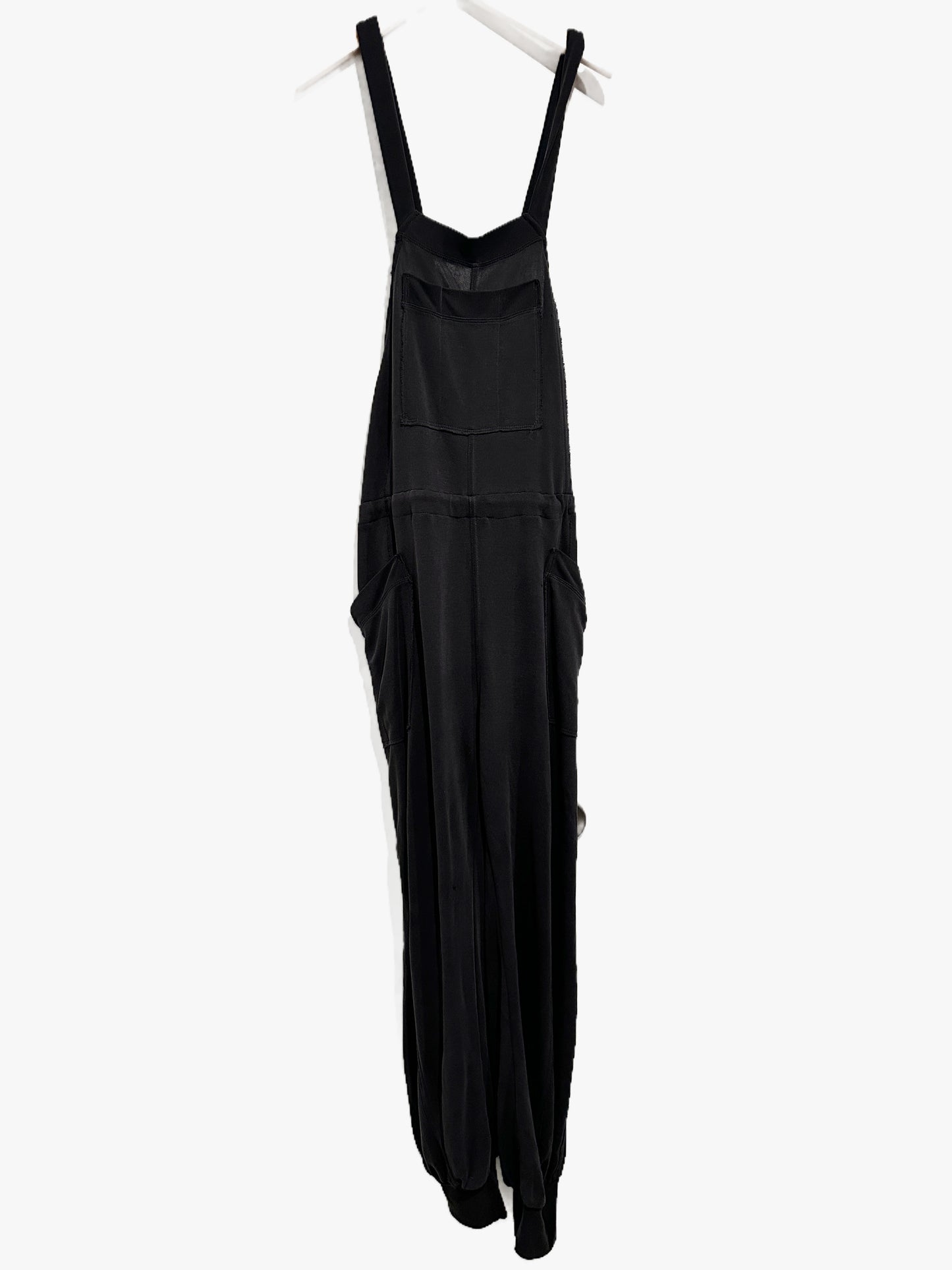 Free People Movement Jump Start Jumpsuit in Washed Black - Small