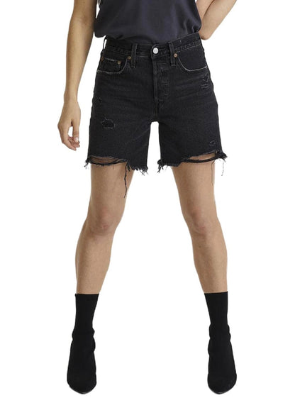 Levi’s 501 Mid Thigh Short in Black - 29