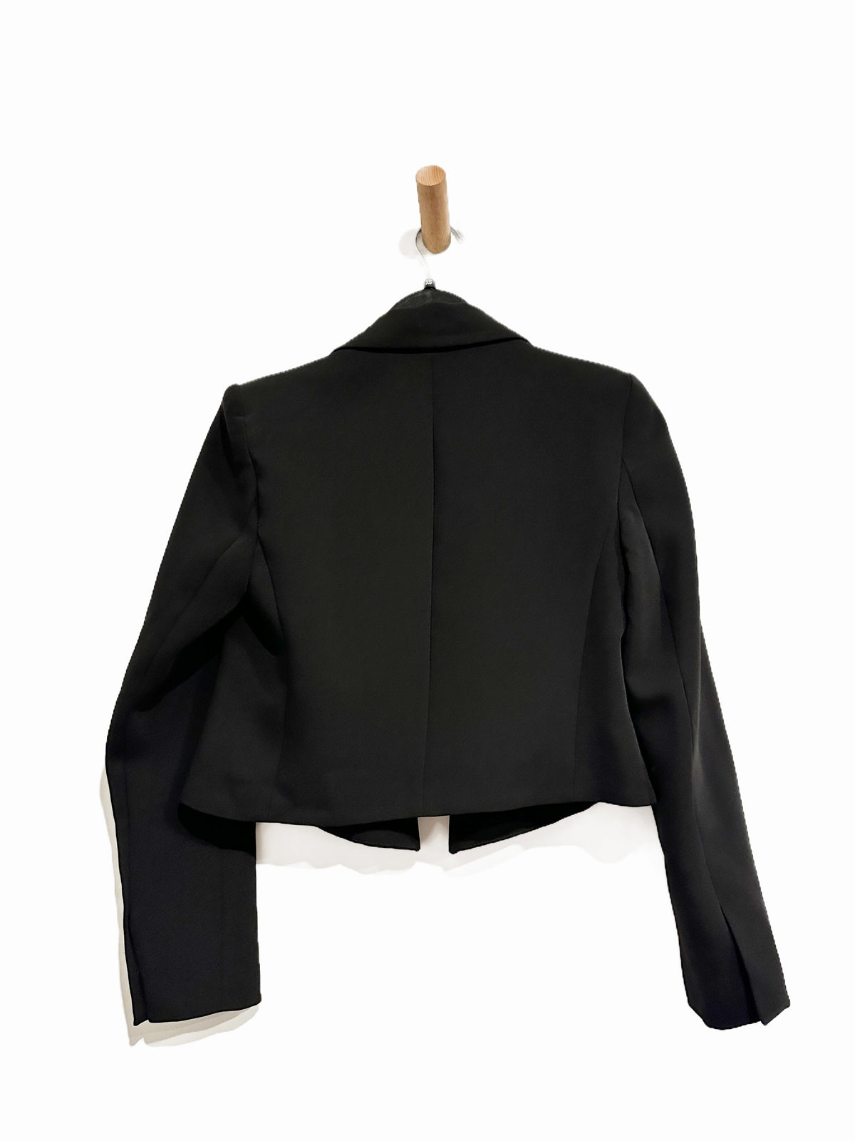 Zara Black Cropped Blazer - XS