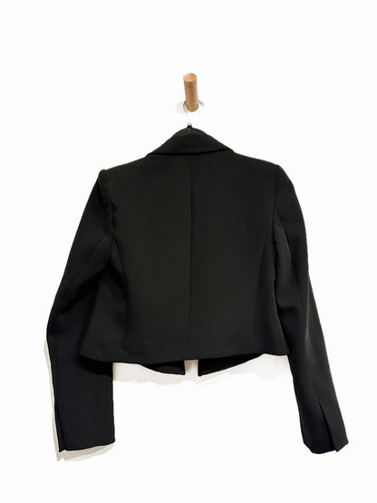 Zara Black Cropped Blazer - XS