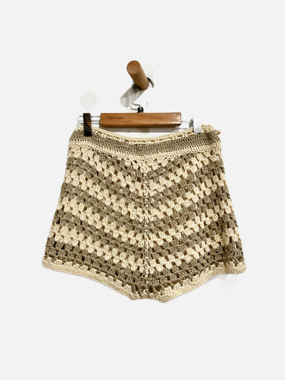 NWT Vintage Havanna Knit Crochet Shorts - Small