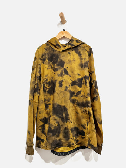 Lululemon Textured Tech Hoodie
Diamond Dye Gold Spice Black - Small