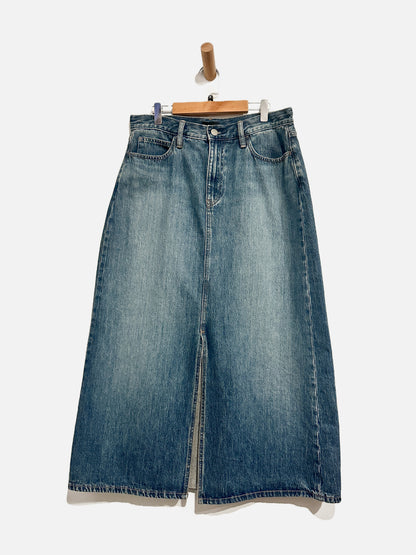 Uniqlo Denim Maxi Skirt - 6