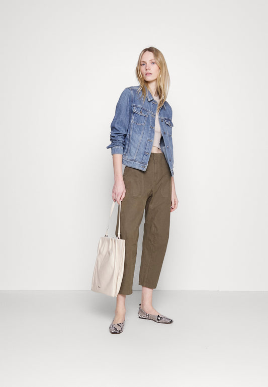 Rag & Bone Leyton Workwear Pant in Olive Green - 6