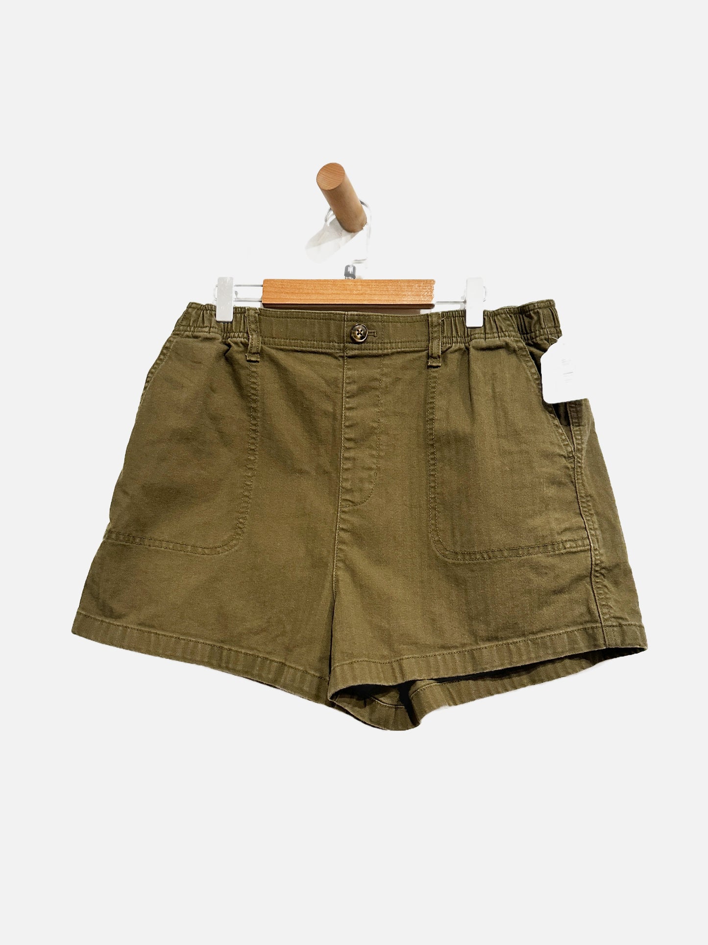 Madewell Flat Front Pull-On Camp Utility Shorts - Medium