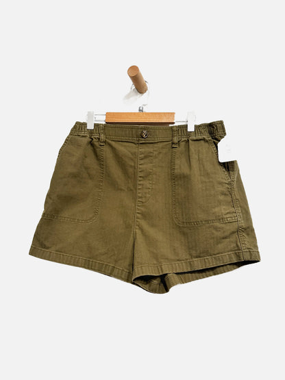 Madewell Flat Front Pull-On Camp Utility Shorts - Medium