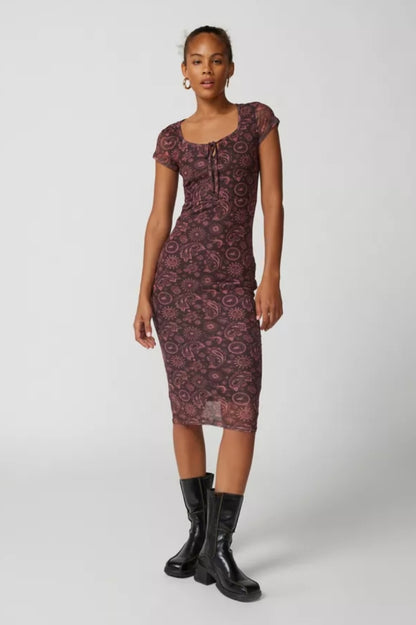 UO Daisy Street NWT Paisley Maxi Dress - Large