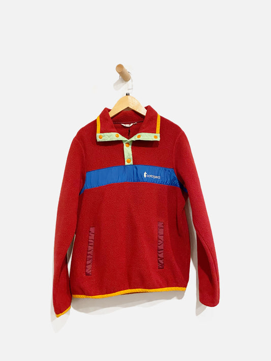 Cotopaxi Pink Colorblock Fleece Pullover - Small