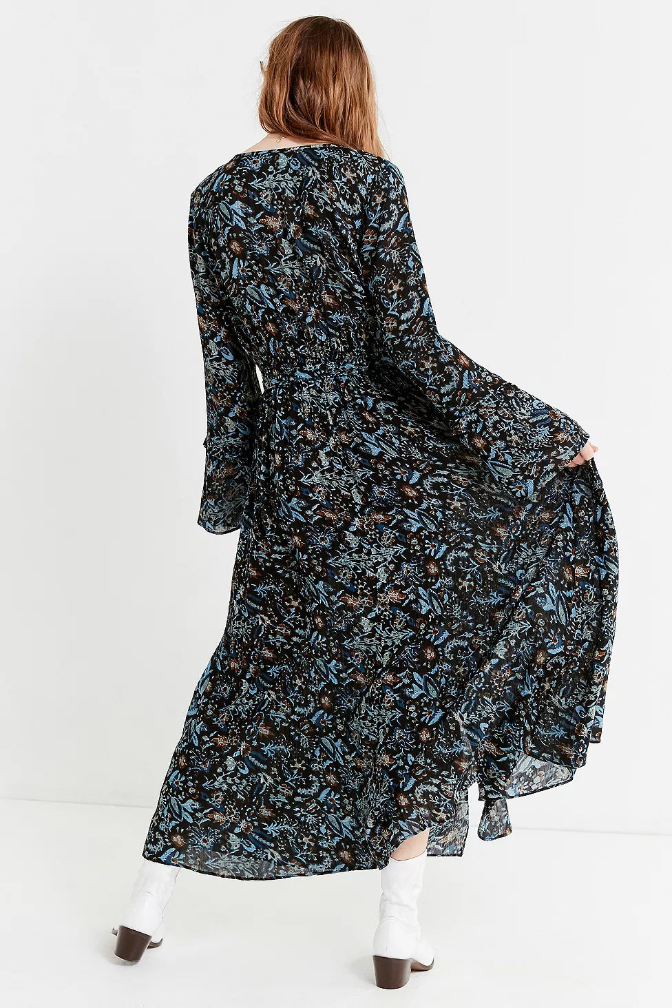 Urban Outfitters NWT Emma Grace Floral Maxi Dress - Small