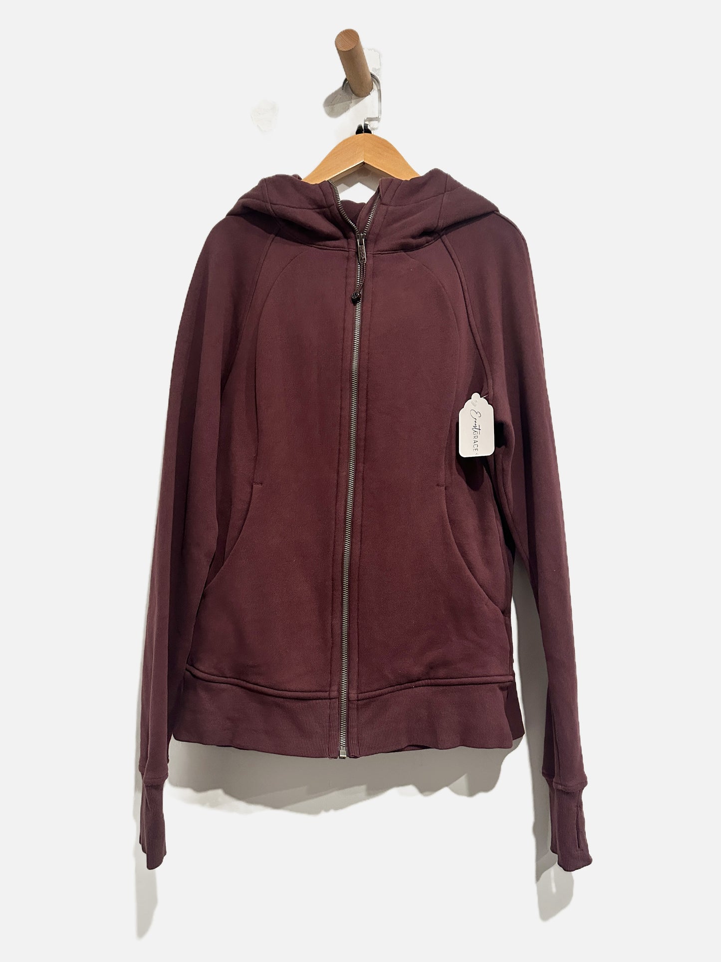 Lululemon Scuba Hoodie Light Cotton Fleece in Dark Adobe - 10