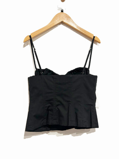 Lovers + Friends Maci Bustier Top in Black - Small