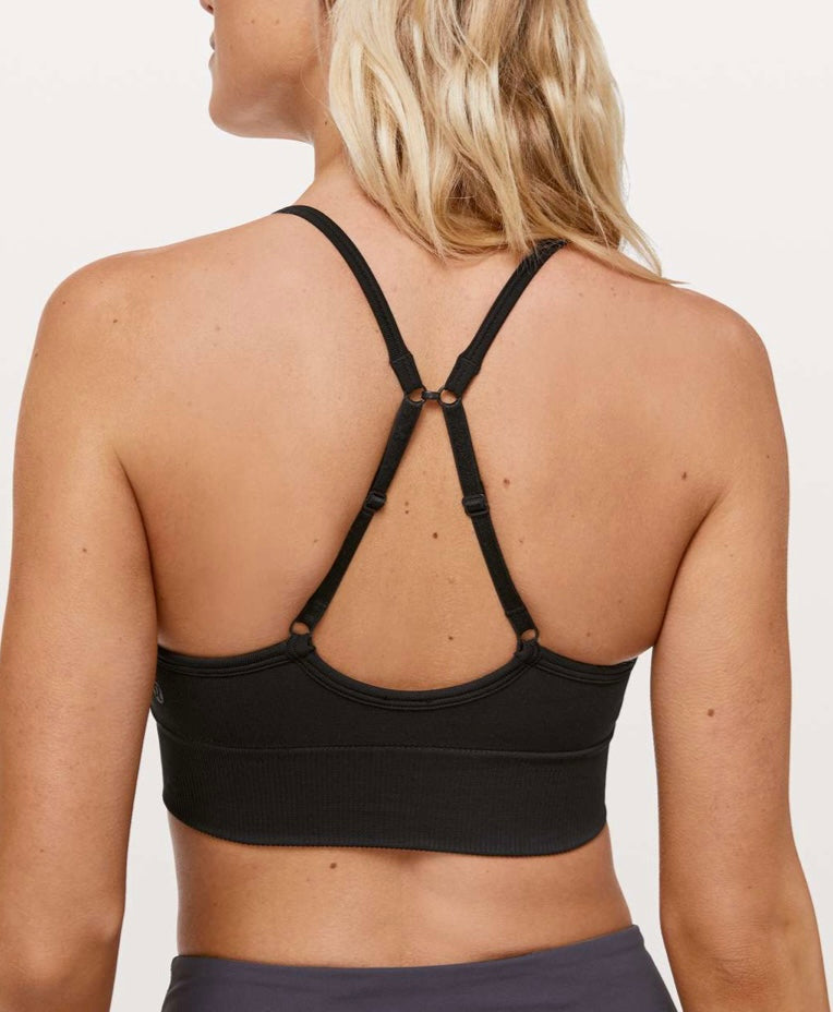 Lululemon Ebb To Street Bra in Black - 6