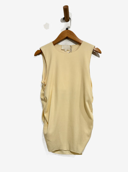Sisterly Tribe Ribbed Modal Tank Top in Lemonade - Medium