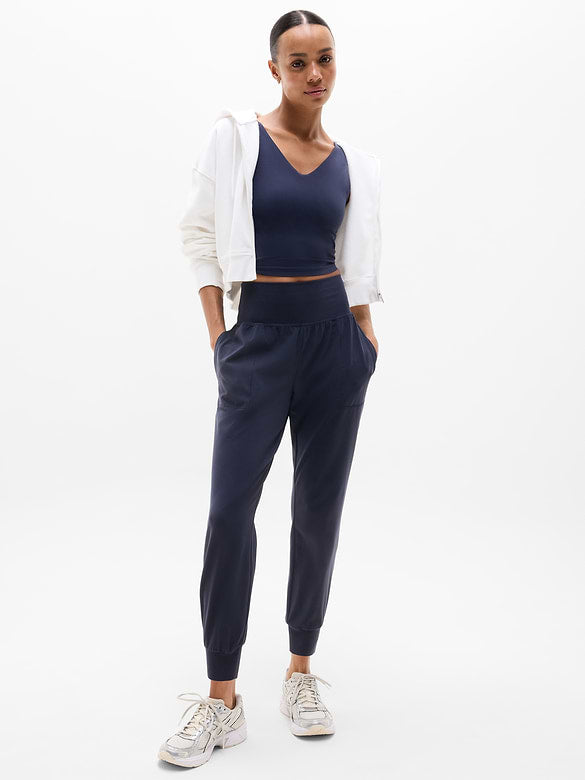 Athleta Salutation High Rise Jogger in Navy - XL