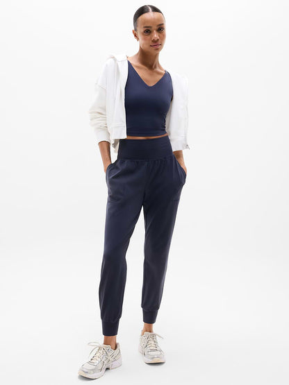 Athleta Salutation High Rise Jogger in Navy - XL