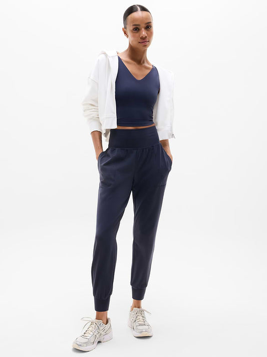 Athleta Salutation High Rise Jogger in Navy - XL