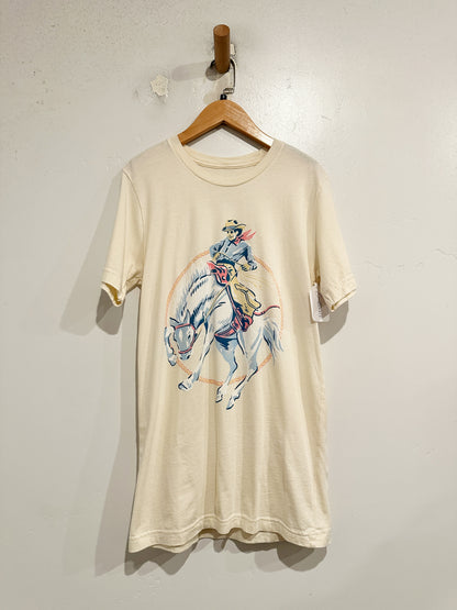 Lala Sister Cowboy Graphic Tee - Small