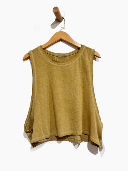 Lululemon Muscle Love Crop Tank in Washed Grape Leaf